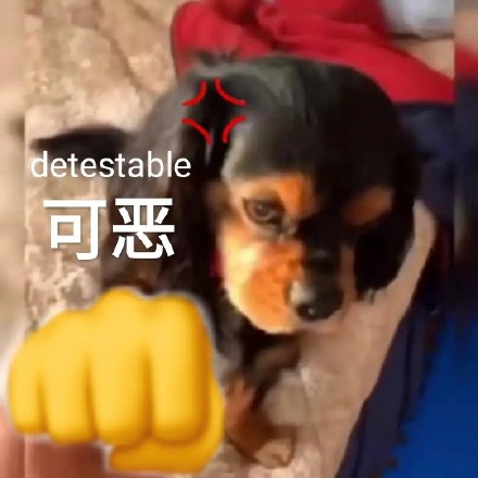 detestable 可恶表情包